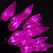 33ft 100 LED Black Wire Fairy Lights with 29V Safe Adaptor, 8 Lighting Mode, Waterproof (Purple)